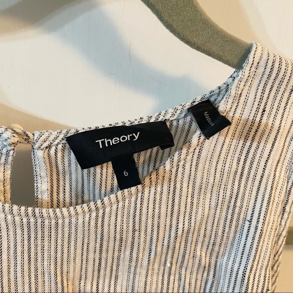 Theory summer dress linen size 6 - Picture 3 of 11